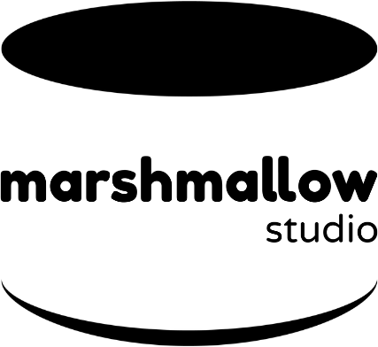 Marshmallow Studio Logo - Curved
